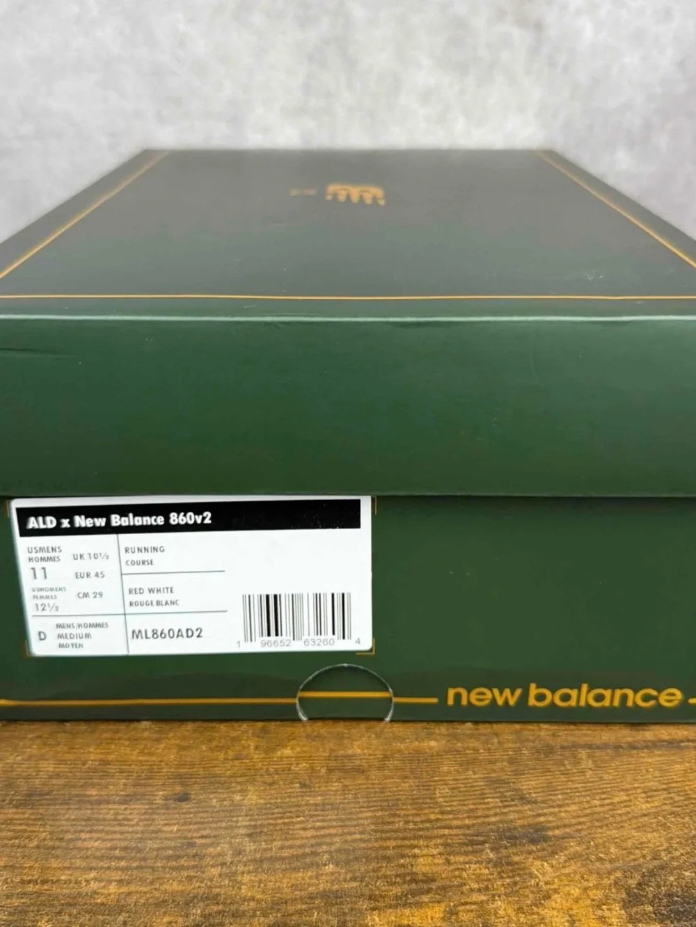 New Balance 860v2 Aime Leon Dore Red Size 11 ML860AD2 ALD Men’s Sneakers OG Rare